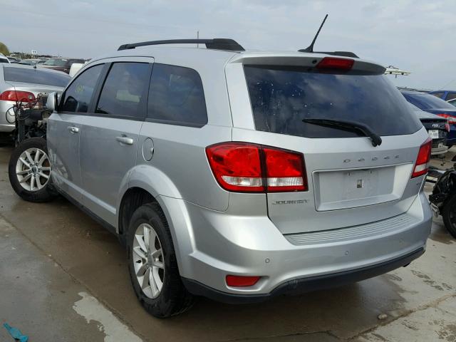 3C4PDCBBXDT522663 - 2013 DODGE JOURNEY SX SILVER photo 3