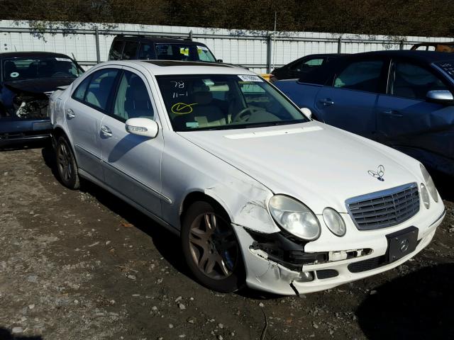 WDBUF65J54A575634 - 2004 MERCEDES-BENZ E 320 WHITE photo 1