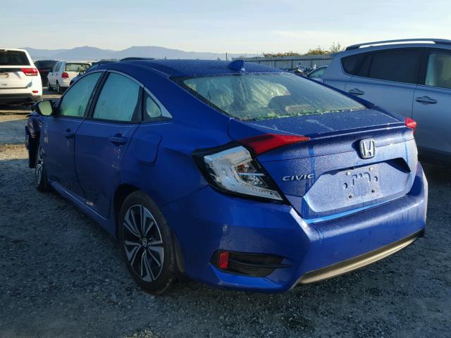 19XFC1F75HE017116 - 2017 HONDA CIVIC EXL 蓝色 照片 3