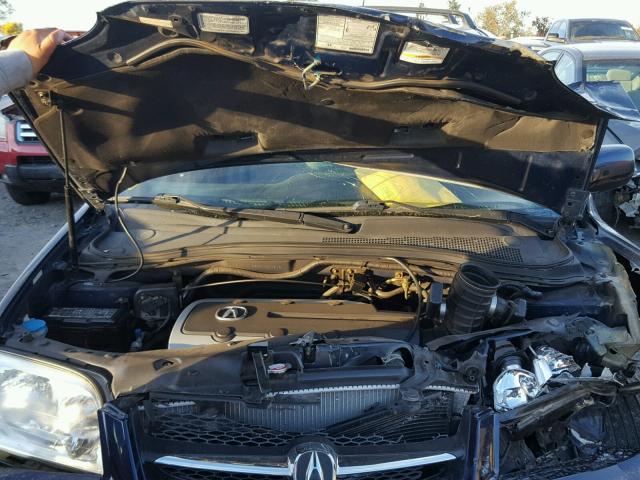 2HNYD18834H507218 - 2004 ACURA MDX TOURIN BLUE photo 7