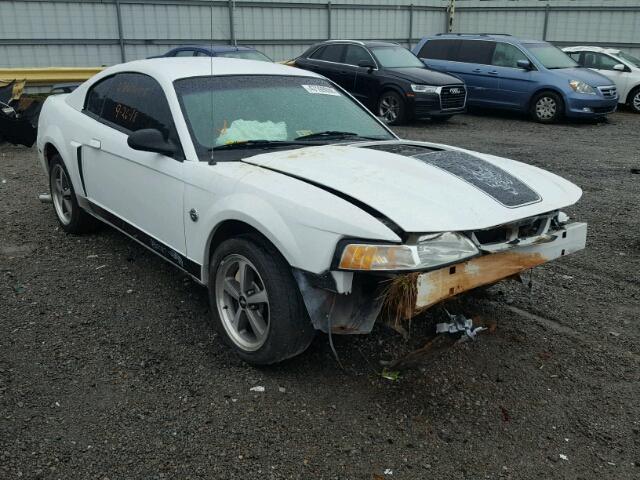 1FAFP42R64F221927 - 2004 FORD MUSTANG MA WHITE photo 1