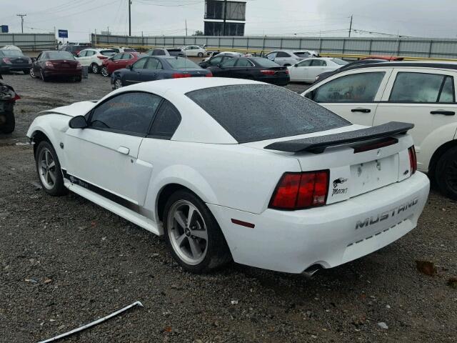 1FAFP42R64F221927 - 2004 FORD MUSTANG MA WHITE photo 3