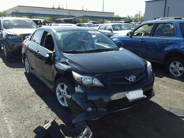 2T1BU4EEXCC914419 - 2012 TOYOTA COROLLA BA BLACK photo 1