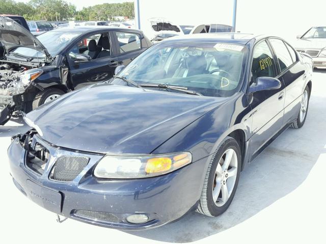 1G2HZ54Y74U245628 - 2004 PONTIAC BONNEVILLE BLUE photo 2