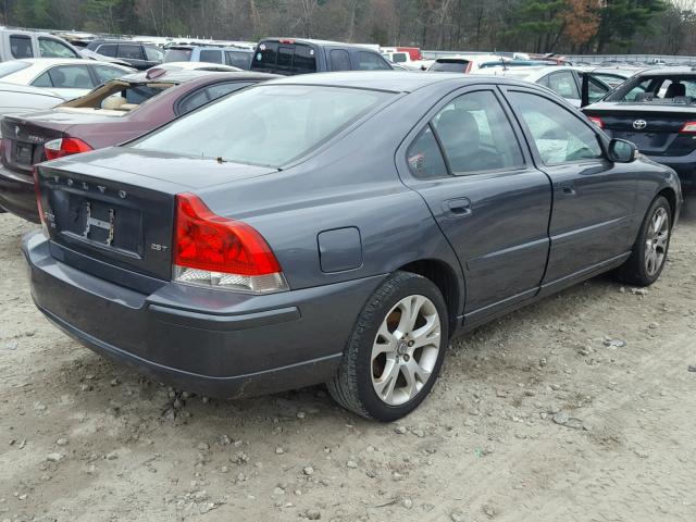 YV1RS592692735340 - 2009 VOLVO S60 2.5T GRAY photo 4