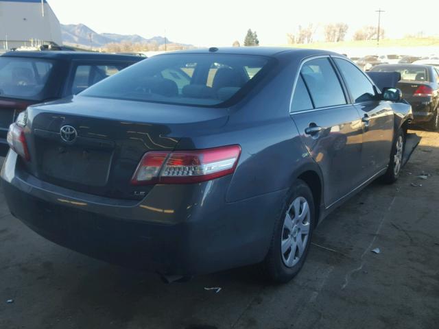 4T1BF3EK8BU180807 - 2011 TOYOTA CAMRY BASE GRAY photo 4