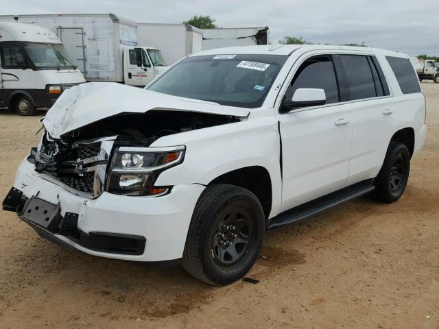 1GNLCDEC3HR238910 - 2017 CHEVROLET TAHOE POLI WHITE photo 2