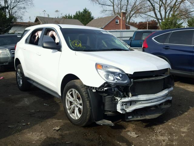 2GNFLEEK6H6156840 - 2017 CHEVROLET EQUINOX LS WHITE photo 1