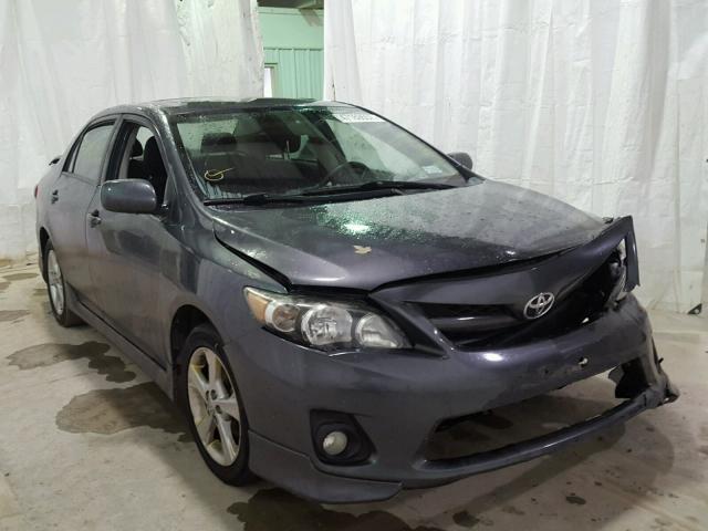 2T1BU4EE3BC633481 - 2011 TOYOTA COROLLA BA GRAY photo 1