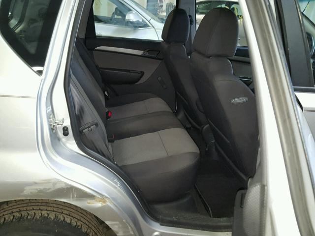 KL1TD66E99B616439 - 2009 CHEVROLET AVEO LS SILVER photo 6