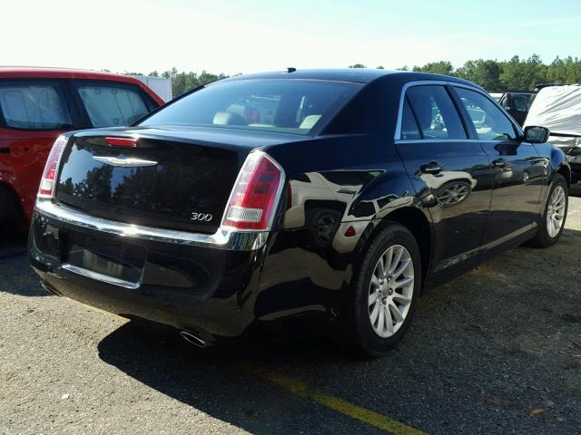 2C3CCAAG7DH595330 - 2013 CHRYSLER 300 BLACK photo 4