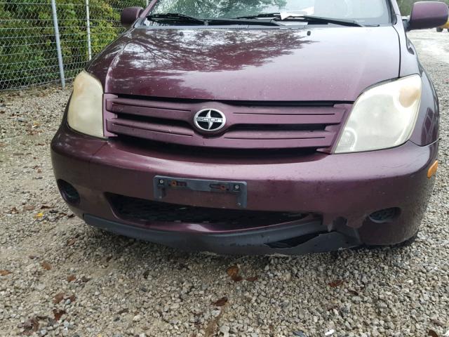 JTKKT624X50104286 - 2005 TOYOTA SCION XA ბურგუნდია ფოტო 9