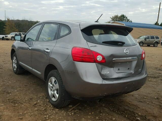 JN8AS5MV1DW658323 - 2013 NISSAN ROGUE S GRAY photo 3