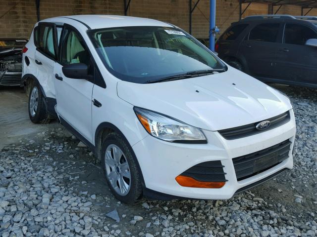 1FMCU0F71FUB35894 - 2015 FORD ESCAPE S WHITE photo 1