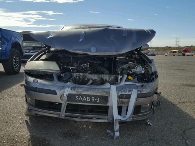 YS3FD45Y751022785 - 2005 SAAB 9-3 ARC SILVER photo 9