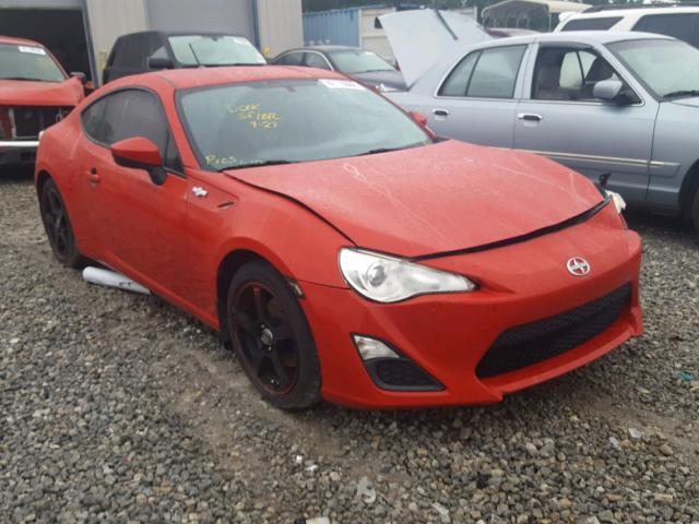 JF1ZNAA19D1704306 - 2013 TOYOTA SCION FR-S RED photo 1