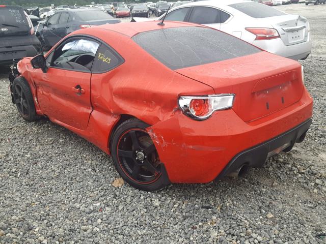 JF1ZNAA19D1704306 - 2013 TOYOTA SCION FR-S RED photo 3