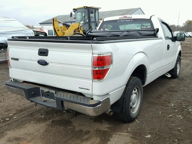 1FTNF1CF6CKD80495 - 2012 FORD F150 WHITE photo 4