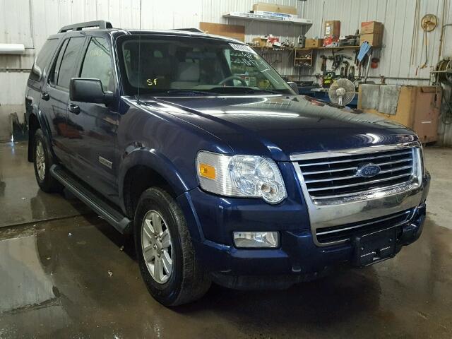 1FMEU73E08UB29236 - 2008 FORD EXPLORER X BLUE photo 1