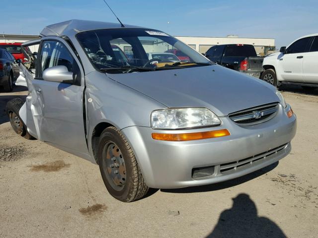 KL1TD666X8B201802 - 2008 CHEVROLET AVEO BASE SILVER photo 1