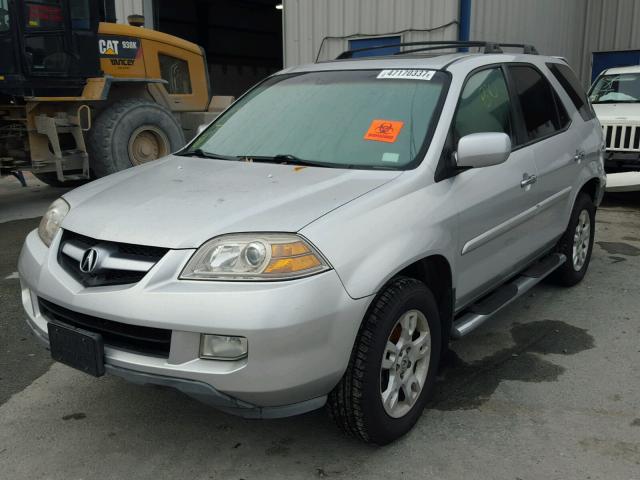 2HNYD18815H558962 - 2005 ACURA MDX TOURIN SILVER photo 2