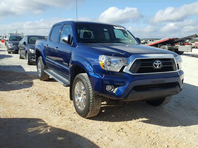 5TFJU4GN8FX077751 - 2015 TOYOTA TACOMA DOU BLUE photo 1