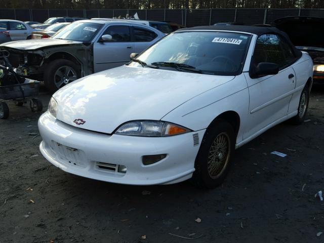 4G1JF32T3XB906693 - 1999 CHEVROLET CAVALIER Z WHITE photo 2