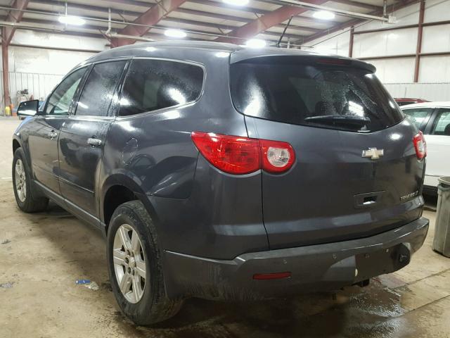 1GNKRGED3BJ309369 - 2011 CHEVROLET TRAVERSE L GRAY photo 3