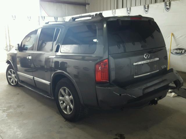 5N3AA08C67N805937 - 2007 INFINITI QX56 GRAY photo 3