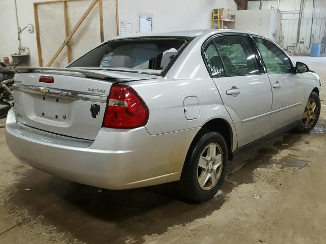 1G1ZT54885F333541 - 2005 CHEVROLET MALIBU LS SILVER photo 4