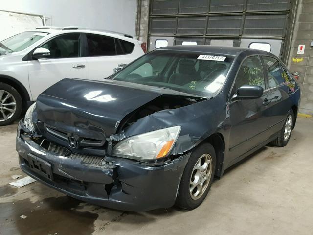 1HGCM56313A142101 - 2003 HONDA ACCORD LX GRAY photo 2