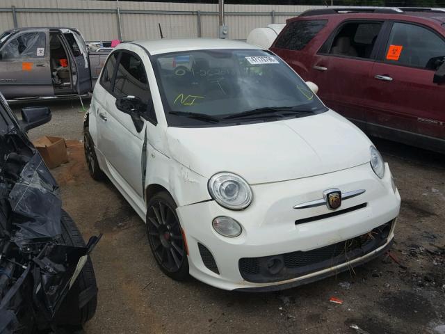 3C3CFFFH0DT623093 - 2013 FIAT 500 ABARTH WHITE photo 1