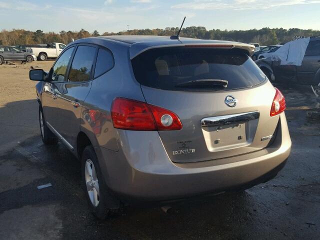 JN8AS5MT2DW548380 - 2013 NISSAN ROGUE S GRAY photo 3