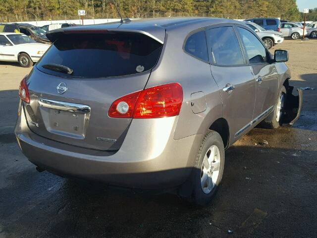 JN8AS5MT2DW548380 - 2013 NISSAN ROGUE S GRAY photo 4