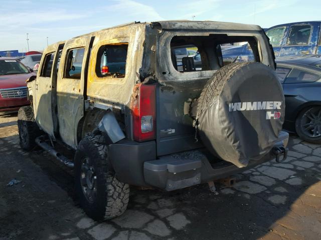 5GTDN13E278180554 - 2007 HUMMER H3 BURN photo 3