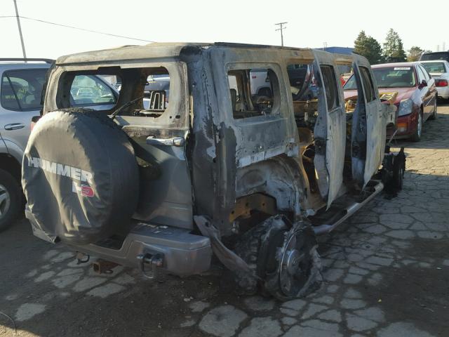 5GTDN13E278180554 - 2007 HUMMER H3 BURN photo 4