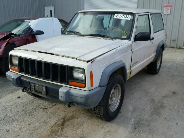 1J4FF27S0XL675975 - 1999 JEEP CHEROKEE S WHITE photo 2