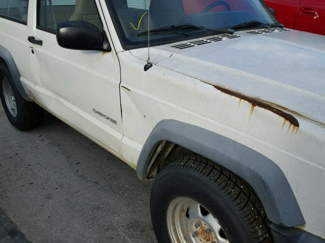 1J4FF27S0XL675975 - 1999 JEEP CHEROKEE S WHITE photo 9