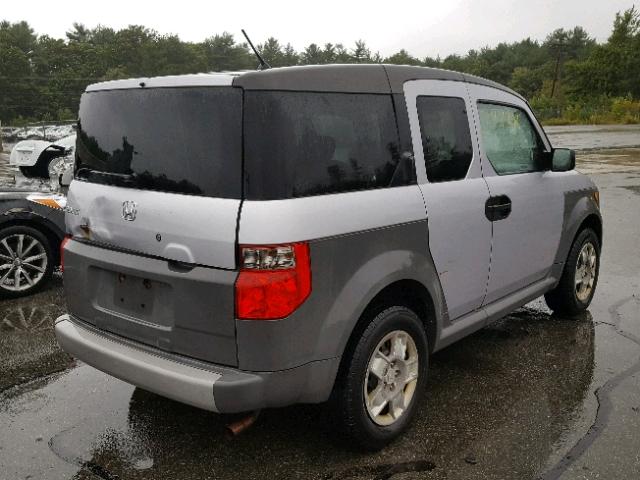 5J6YH283X5L017460 - 2005 HONDA ELEMENT LX SILVER photo 4