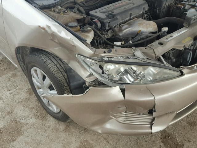 4T1BE32K65U088610 - 2005 TOYOTA CAMRY LE TAN photo 9