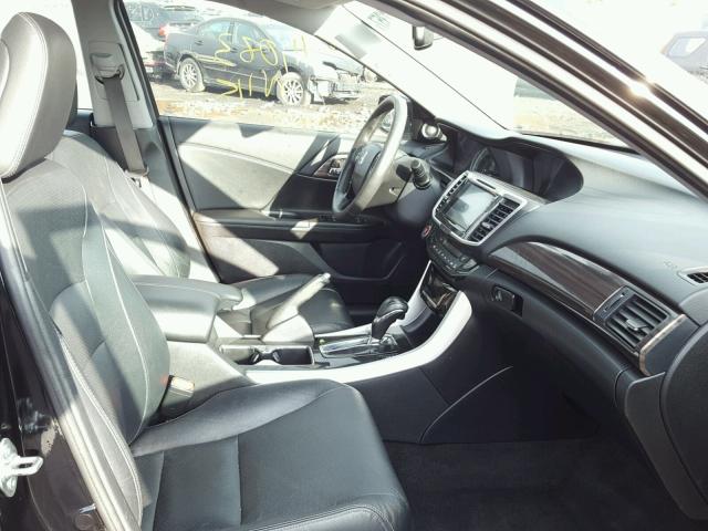 1HGCR2F87GA028959 - 2016 HONDA ACCORD BLACK photo 5