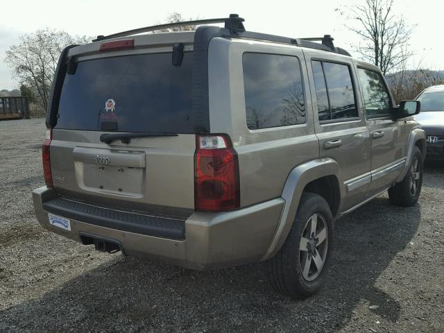 1J8HG48N86C263794 - 2006 JEEP COMMANDER TAN photo 4