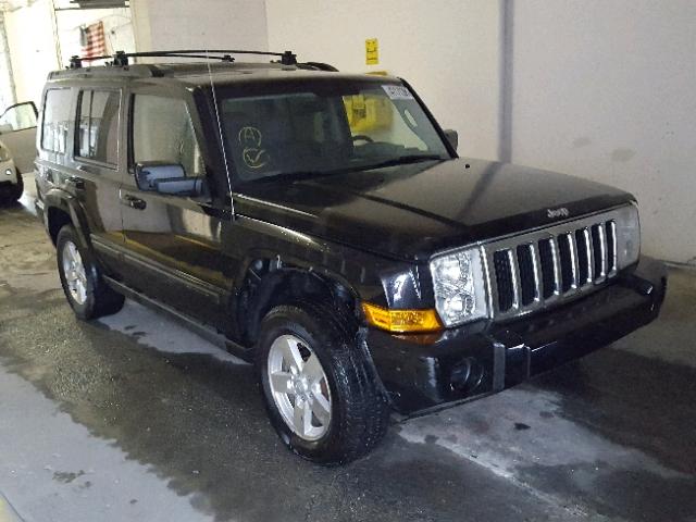 1J8HG48K47C545471 - 2007 JEEP COMMANDER BLACK photo 1