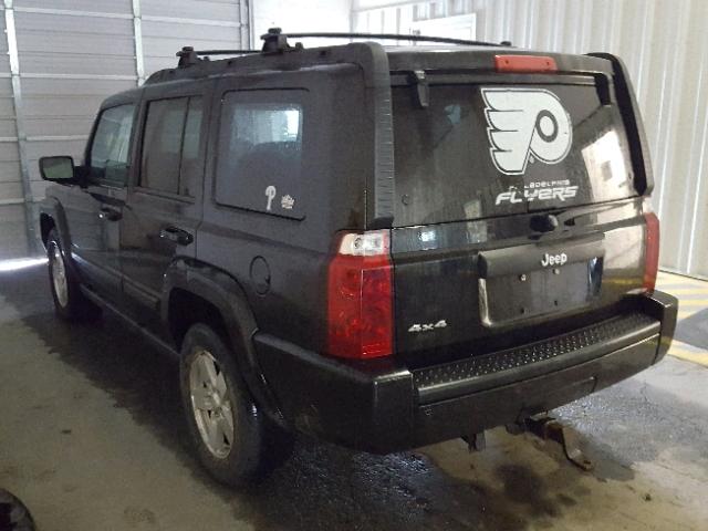 1J8HG48K47C545471 - 2007 JEEP COMMANDER BLACK photo 3