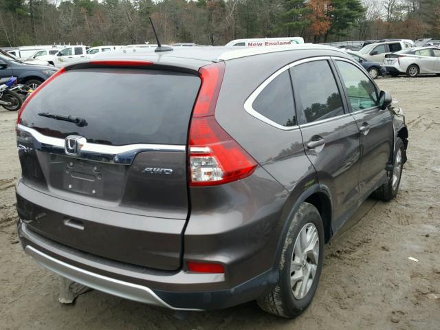 2HKRM4H74FH614355 - 2015 HONDA CR-V EXL CHARCOAL photo 4