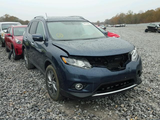 5N1AT2MT7FC867605 - 2015 NISSAN ROGUE S BLUE photo 1