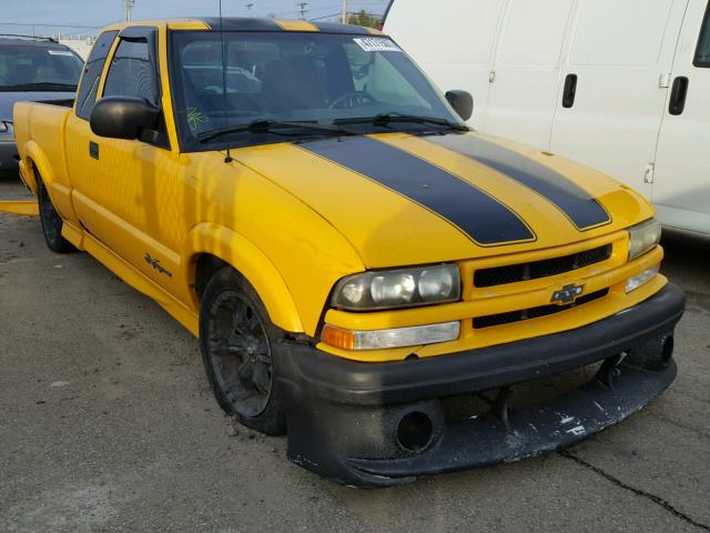 1GCCS19X138150380 - 2003 CHEVROLET S TRUCK S1 YELLOW photo 1