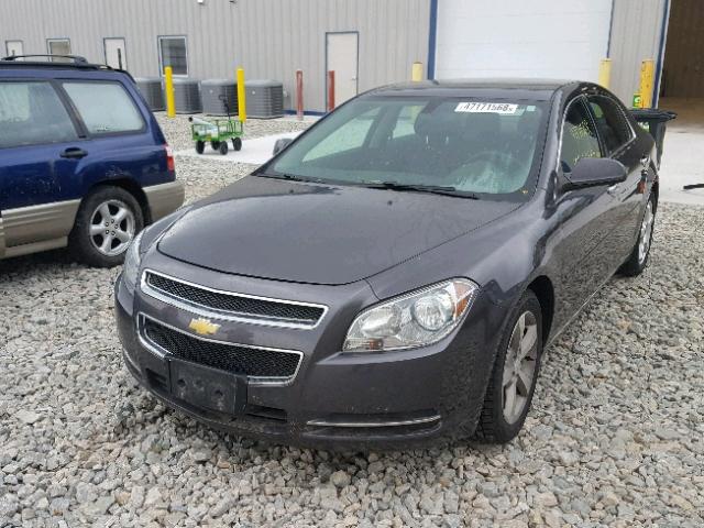 1G1ZC5EU3CF361241 - 2012 CHEVROLET MALIBU 1LT GRAY photo 2