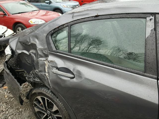 19XFB2F81DE087563 - 2013 HONDA CIVIC EX GRAY photo 9