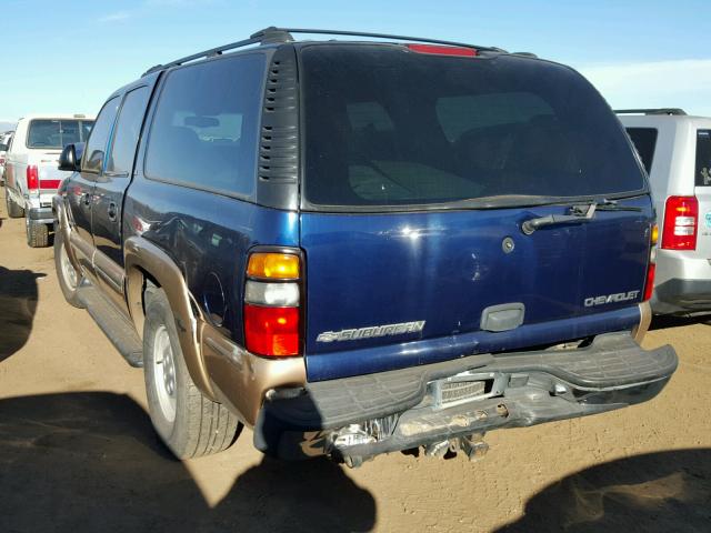 3GNFK16T0YG135280 - 2000 CHEVROLET SUBURBAN K BEIGE photo 3